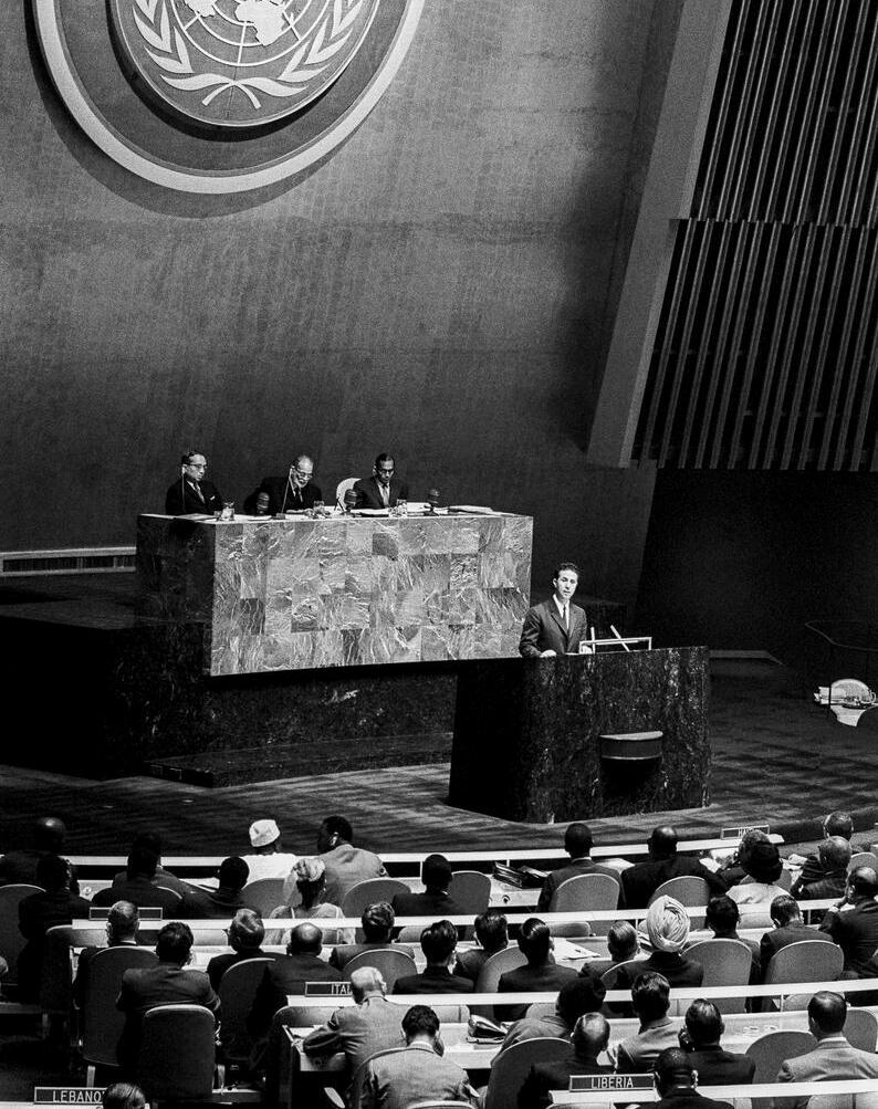 L’Algérie a été admise à l’ ONU 1962
