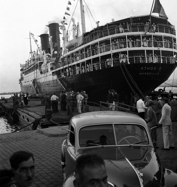 Pèlerinage à la Mecque par bateau 1945